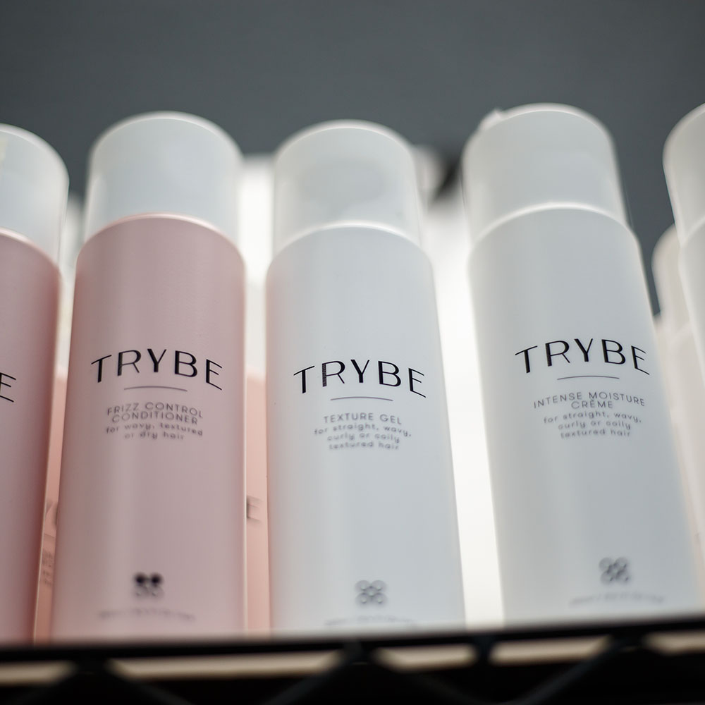 TRYBE Hair Products at First Impression Salon
